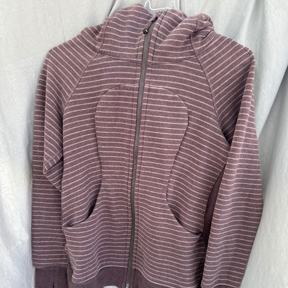Lululemon striped purple scuba - Picture 1 of 4